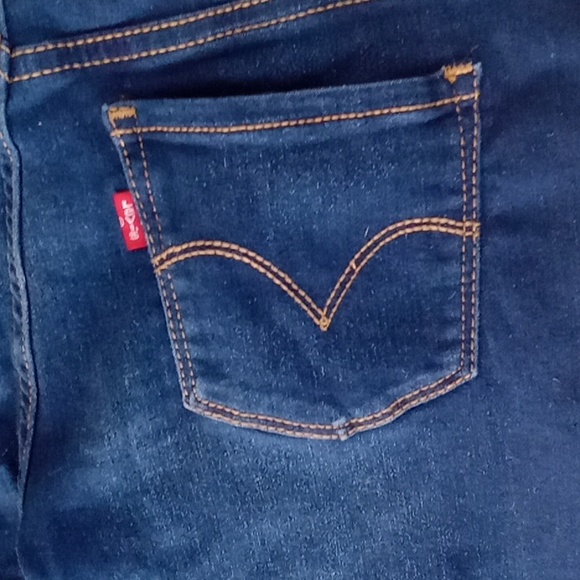 Levi's Pull On Jeggings 26" Waist Blue Jogger Jeans - Picture 6 of 13